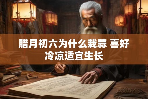 腊月初六为什么栽蒜 喜好冷凉适宜生长