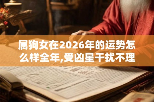 属狗女在2026年的运势怎么样全年,受凶星干扰不理想