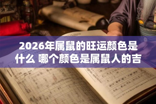 2026年属鼠的旺运颜色是什么 哪个颜色是属鼠人的吉祥色
