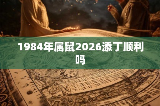 1984年属鼠2026添丁顺利吗