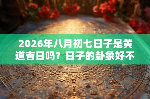 2026年八月初七日子是黄道吉日吗？日子的卦象好不好？