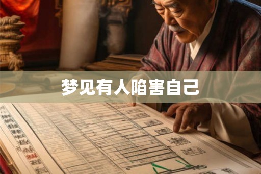 梦见有人陷害自己