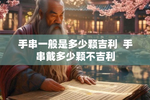 手串一般是多少颗吉利  手串戴多少颗不吉利