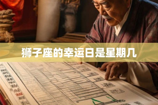 狮子座的幸运日是星期几