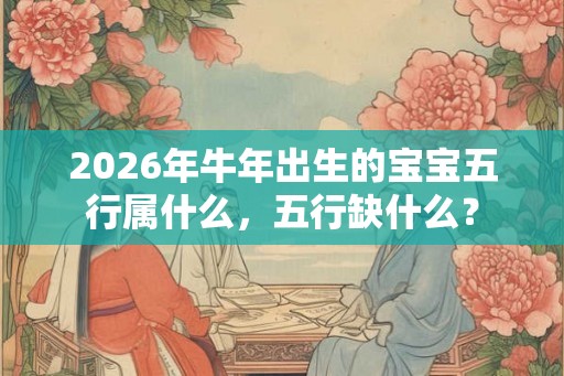 2026年牛年出生的宝宝五行属什么，五行缺什么？