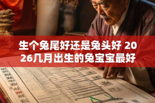 生个兔尾好还是兔头好 2026几月出生的兔宝宝最好