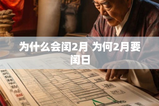 为什么会闰2月 为何2月要闰日