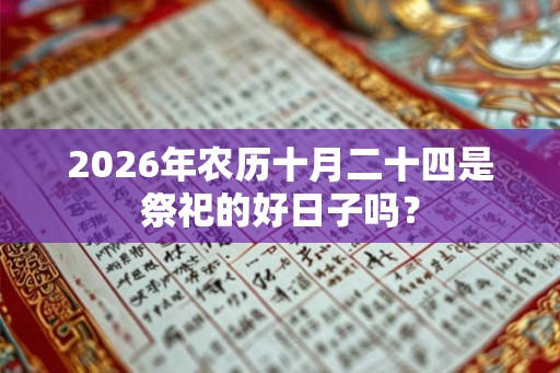 2026年农历十月二十四是祭祀的好日子吗？