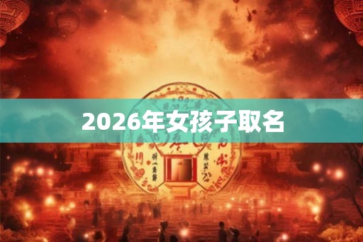 2026年女孩子取名