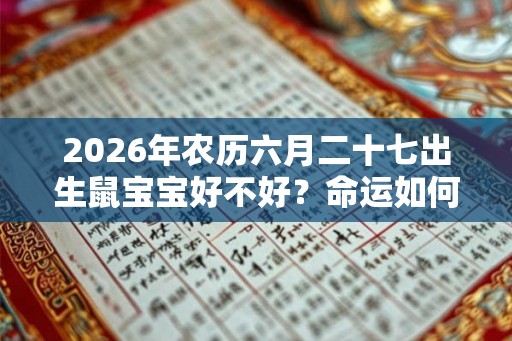 2026年农历六月二十七出生鼠宝宝好不好？命运如何？