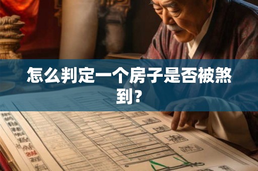 怎么判定一个房子是否被煞到？