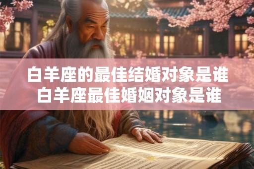 白羊座的最佳结婚对象是谁 白羊座最佳婚姻对象是谁