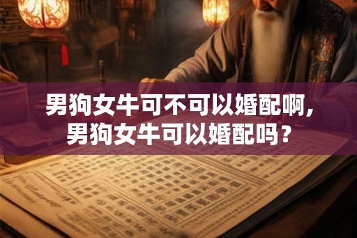 男狗女牛可不可以婚配啊,男狗女牛可以婚配吗？