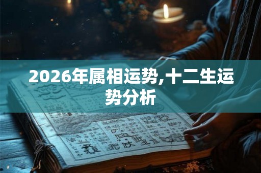 2026年属相运势,十二生运势分析