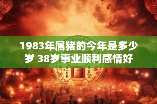 1983年属猪的今年是多少岁 38岁事业顺利感情好