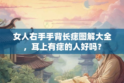 女人右手手背长痣图解大全，耳上有痣的人好吗？