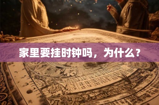 家里要挂时钟吗,为什么? 家里要挂时钟吗,为什么?