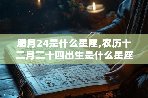 腊月24是什么星座,农历十二月二十四出生是什么星座