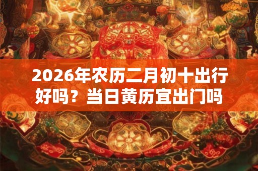 2026年农历二月初十出行好吗?当日黄历宜出门吗 2026年农历二月初十出行好吗?当日黄历宜出门吗