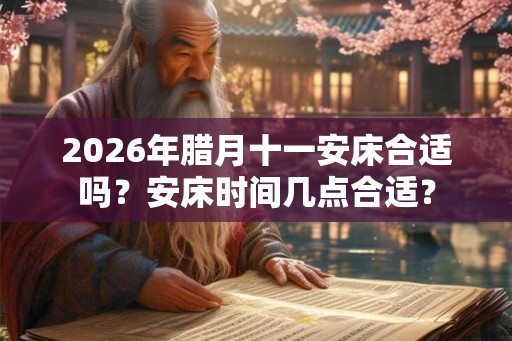 2026年腊月十一安床合适吗？安床时间几点合适？
