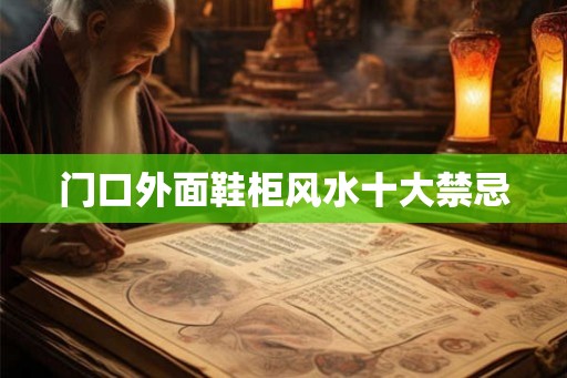 门口外面鞋柜风水十大禁忌
