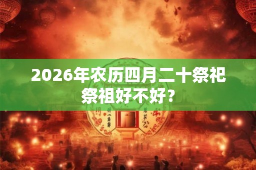 2026年农历四月二十祭祀祭祖好不好？