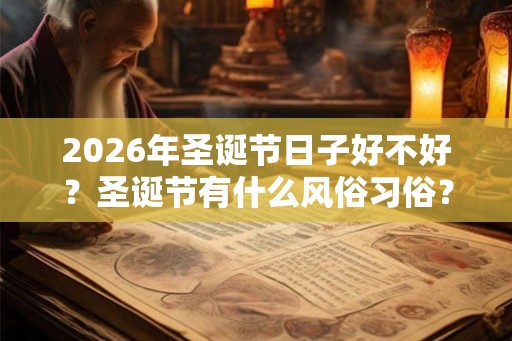 2026年圣诞节日子好不好？圣诞节有什么风俗习俗？