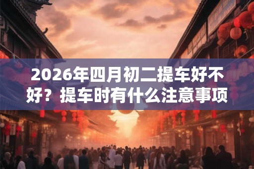 2026年四月初二提车好不好？提车时有什么注意事项？