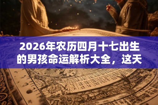 2026年农历四月十七出生的男孩命运解析大全，这天出生好吗？