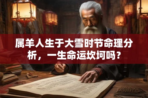 属羊人生于大雪时节命理分析，一生命运坎坷吗？