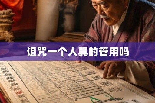 诅咒一个人真的管用吗