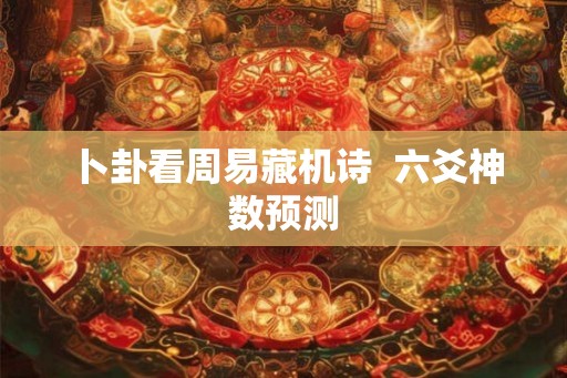 卜卦看周易藏机诗  六爻神数预测