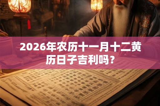 2026年农历十一月十二黄历日子吉利吗？