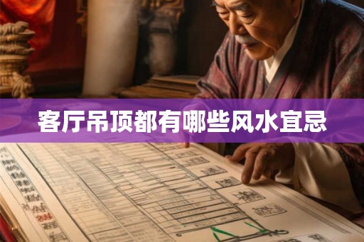 客厅吊顶都有哪些风水宜忌