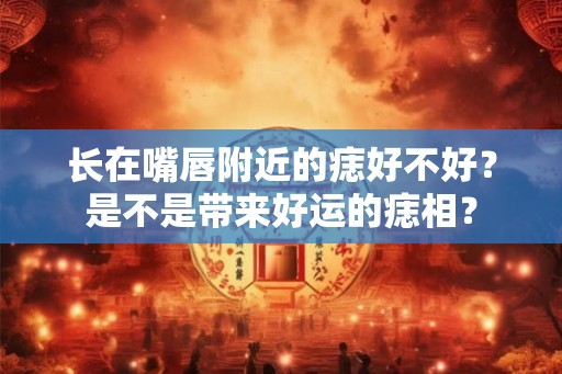 长在嘴唇附近的痣好不好?是不是带来好运的痣相? 长在嘴唇附近的痣好不好?是不是带来好运的痣相?