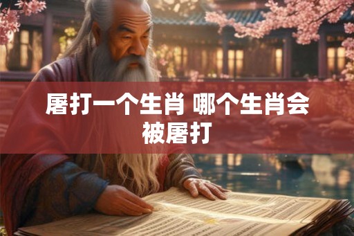 屠打一个生肖 哪个生肖会被屠打 屠打一个生肖 哪个生肖会被屠打