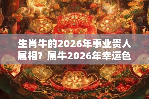 生肖牛的2026年事业贵人属相？属牛2026年幸运色是啥？