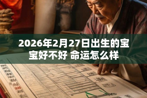 2026年2月27日出生的宝宝好不好 命运怎么样