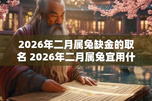 2026年二月属兔缺金的取名 2026年二月属兔宜用什么名字