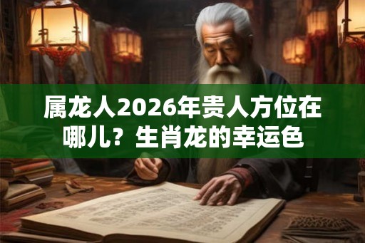 属龙人2026年贵人方位在哪儿？生肖龙的幸运色