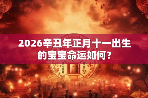 2026辛丑年正月十一出生的宝宝命运如何？