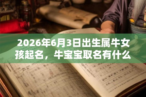 2026年6月3日出生属牛女孩起名，牛宝宝取名有什么技巧？