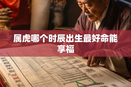 属虎哪个时辰出生最好命能享福