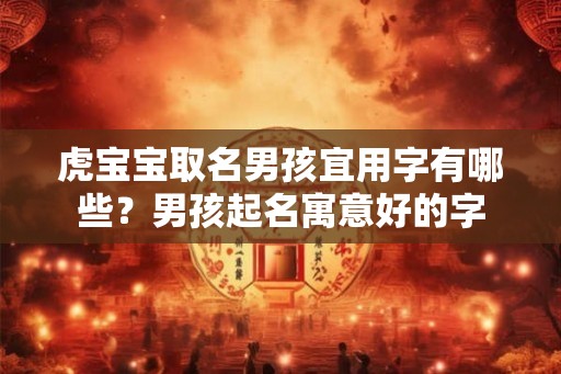 虎宝宝取名男孩宜用字有哪些？男孩起名寓意好的字