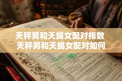 天秤男和天蝎女配对指数 天秤男和天蝎女配对如何