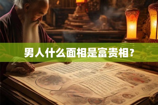 男人什么面相是富贵相？