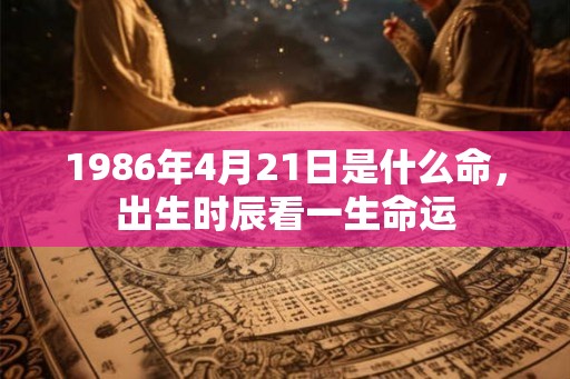 1986年4月21日是什么命,出生时辰看一生命运 1986年4月21日是什么命,出生时辰看一生命运