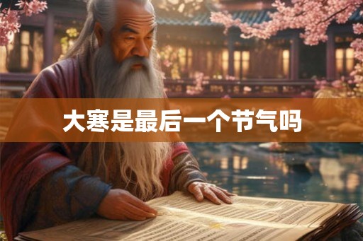 大寒是最后一个节气吗