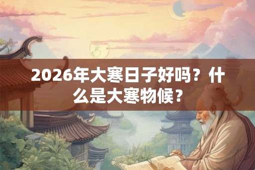 2026年大寒日子好吗？什么是大寒物候？