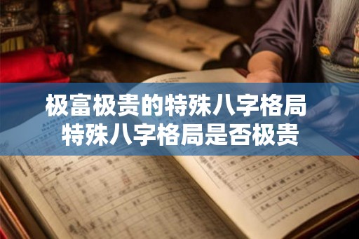 极富极贵的特殊八字格局 特殊八字格局是否极贵